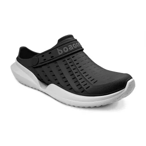 Clog Flow Masculino Preto/Branco Boa Onda